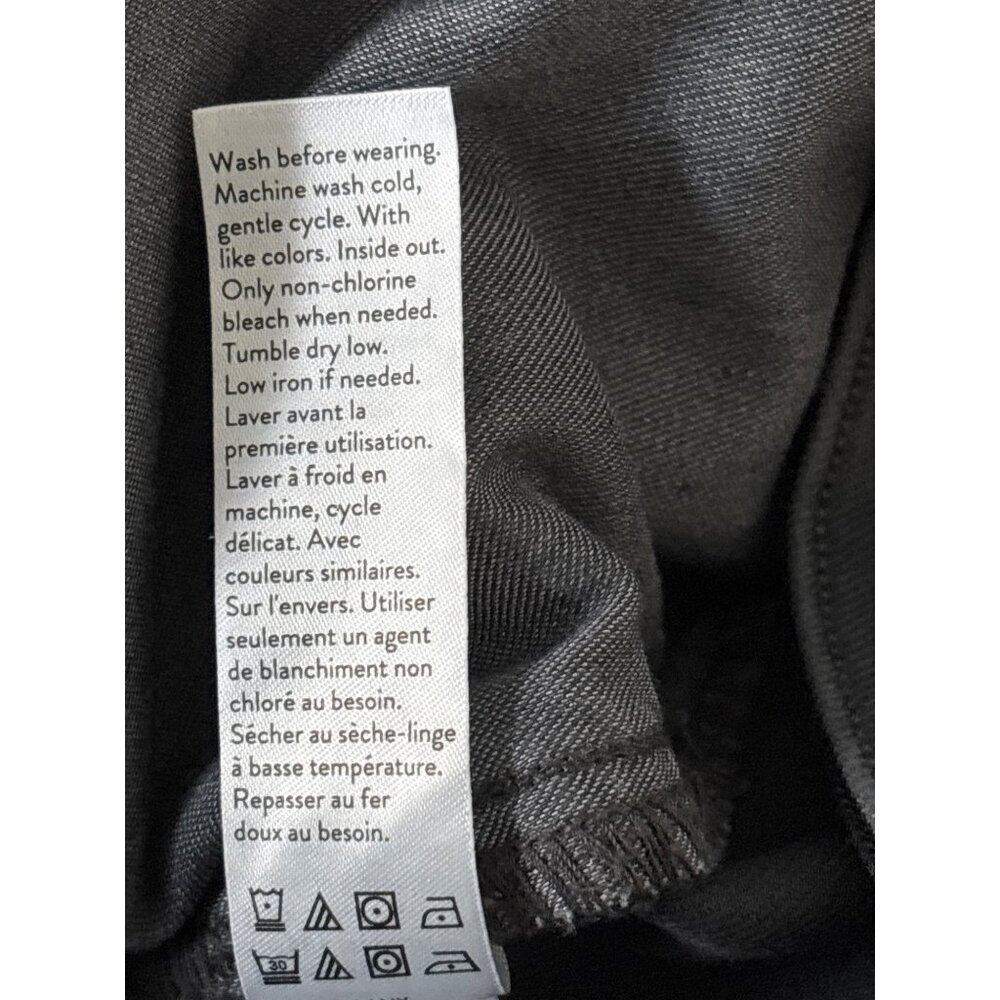 Spanx Jeans Size 1X Black Cargo Sleek Minimalist Slimming Pants Sculpted Modern - Picture 6 of 13